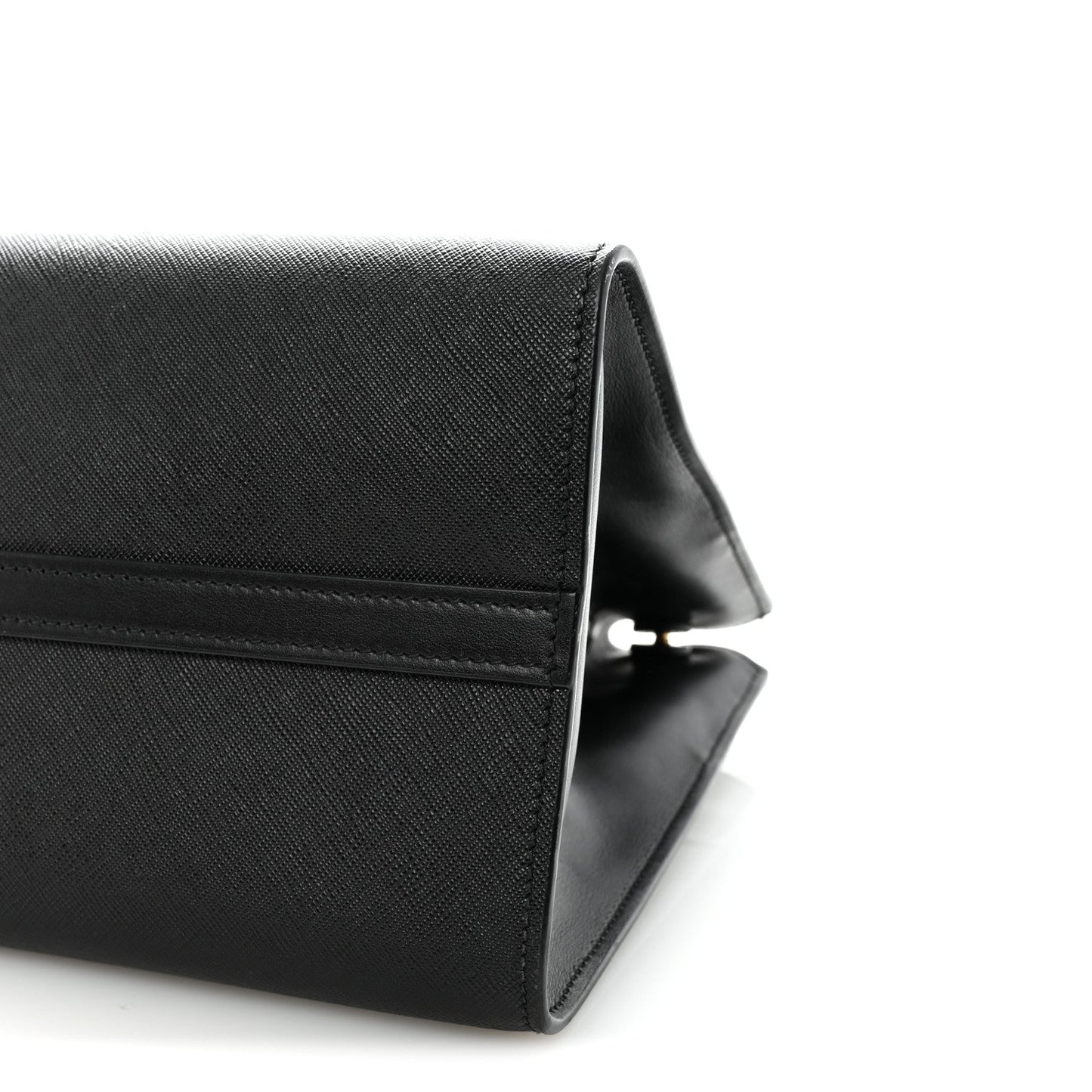 Saffiano City Calfskin Paradigme Bag Black