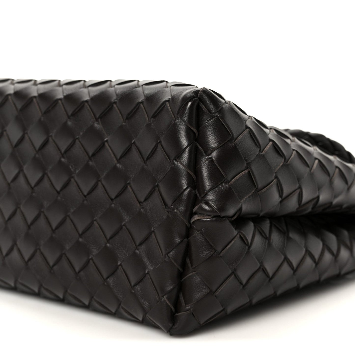 Nappa Intrecciato Medium Andiamo Shoulder Bag Fondant