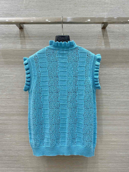 CHANEL SLEEVELESS TOP STYLE 73