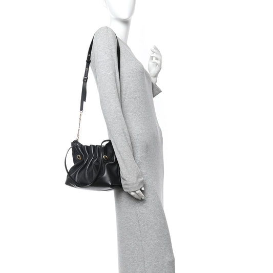 Nappa Small Soft Bag Black