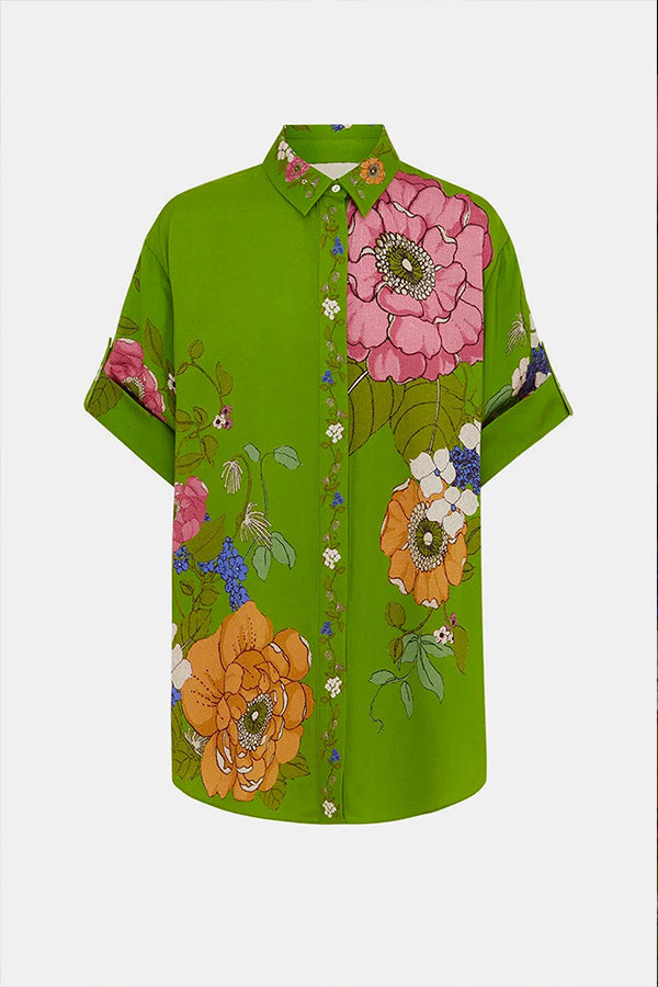 Camisa Olivia en verde