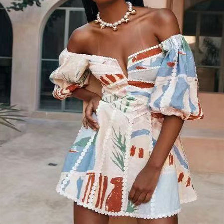 DAHLIA Color Block Sling Dress