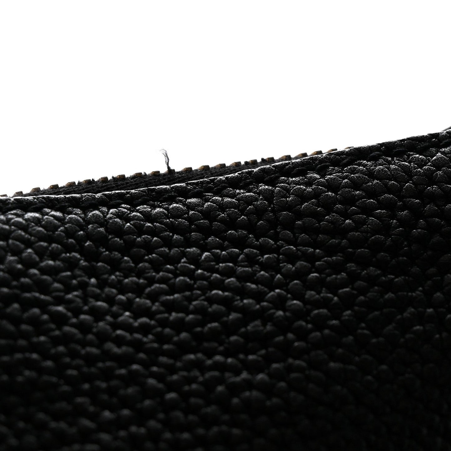 Pebbled Calfskin Large Soho Hobo Black