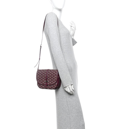 Goyardine Belvedere II PM Messenger Bag Bordeaux