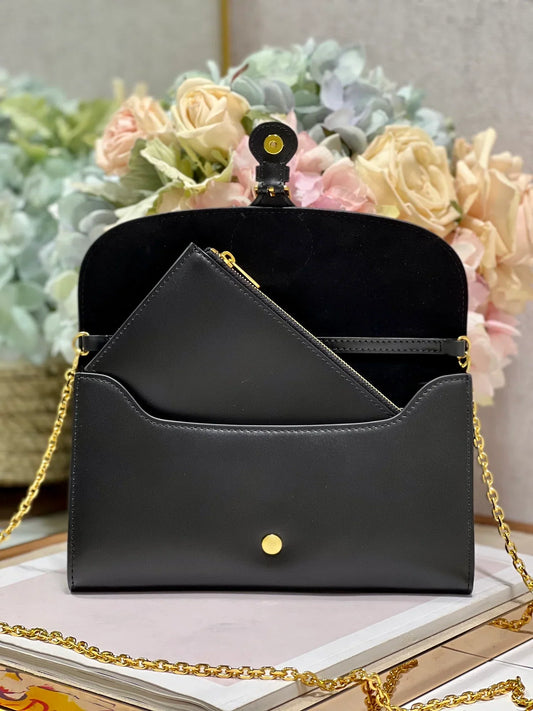 Dior Bobby Wallet on Chain East West Black - 21.5ร12ร4cm