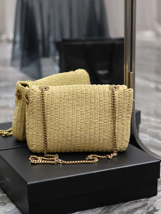 YSL Kate In Raffia - 28.5ร20ร6cm