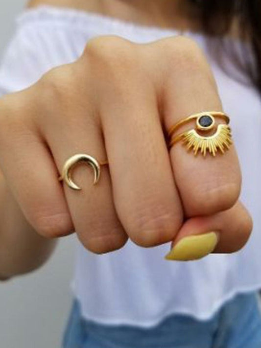Anillo de margarita y girasol