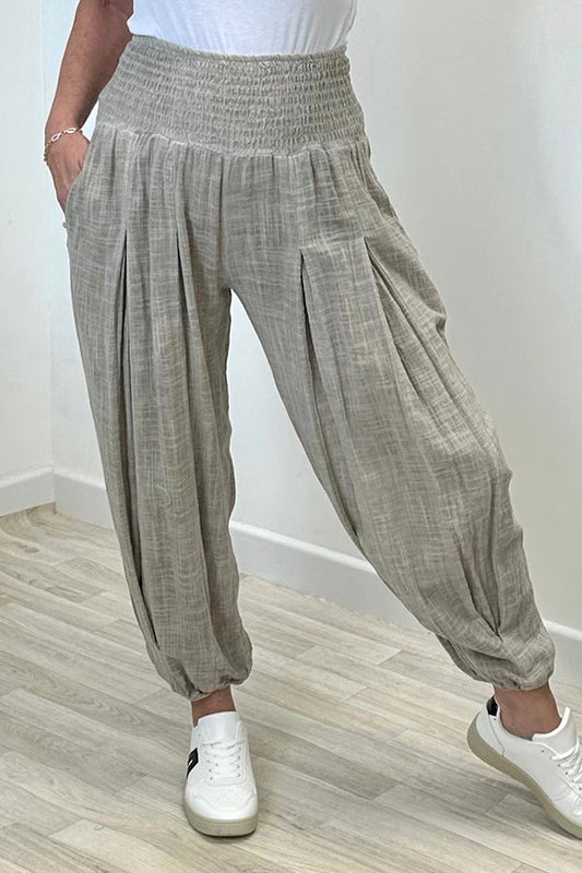 Pantalones capullo de cintura alta Mylee
