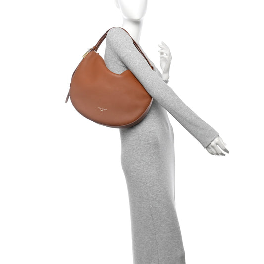 Calfskin Low Key Cookie MM Cognac