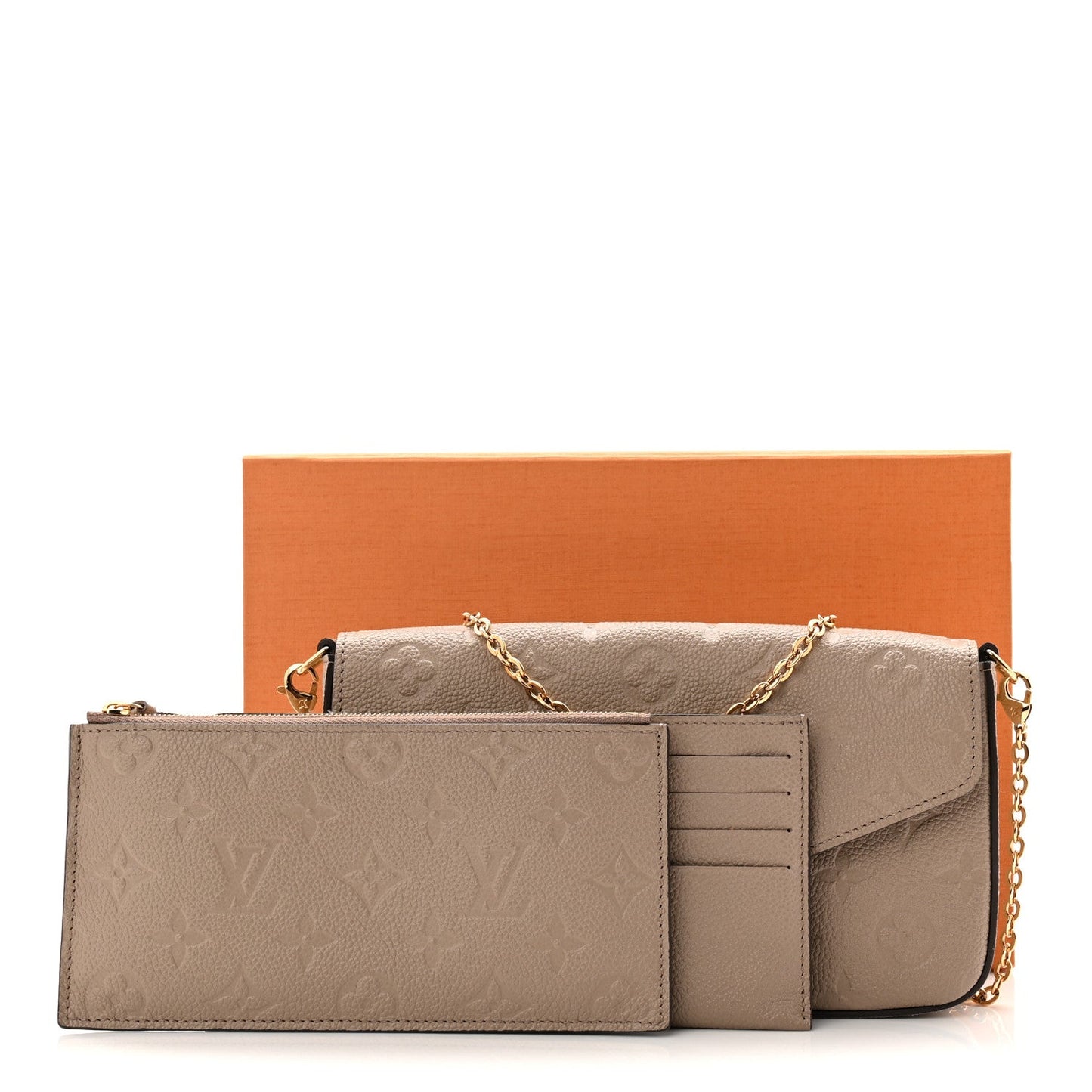 Empreinte Pochette Felicie Chain Wallet Tourterelle