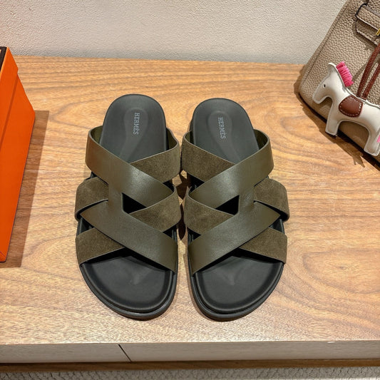 HM 25 Kazimir Sandal Calfskin Suede