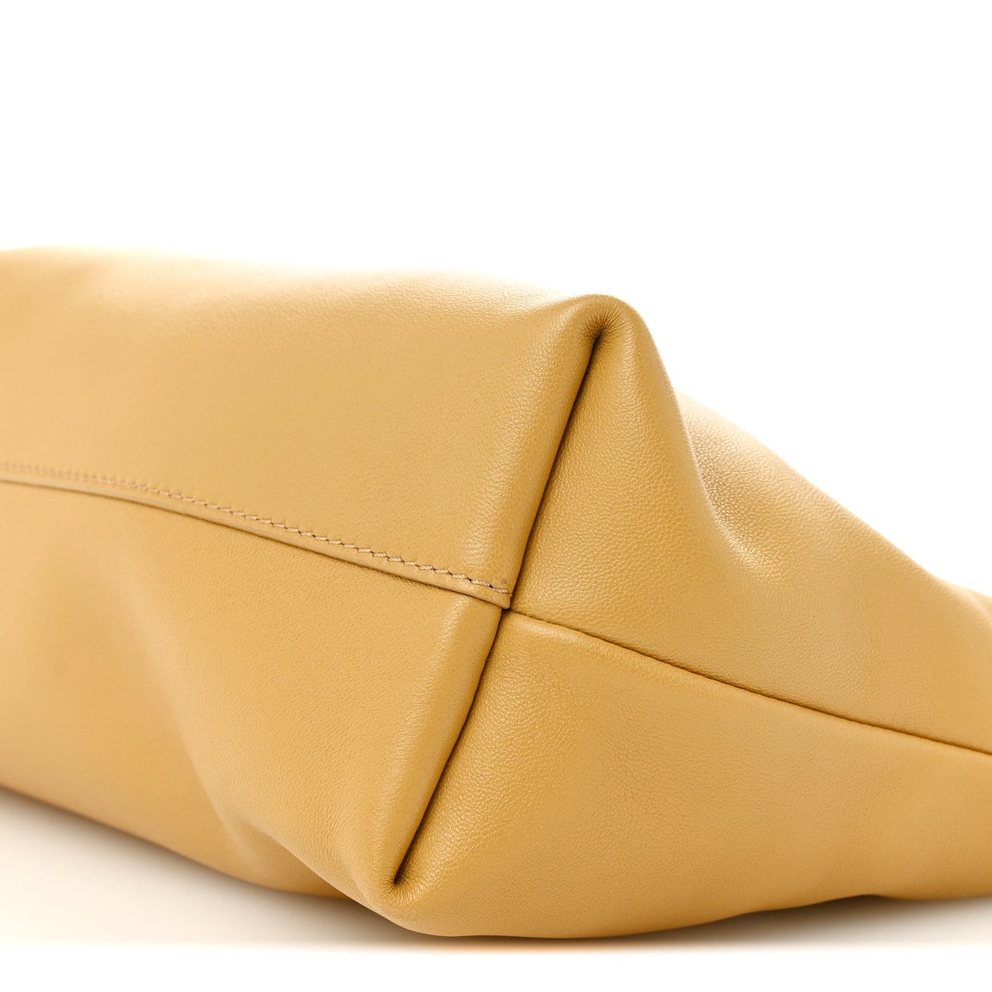 Mellow Nappa Donut Medium Chain Flamenco Knot Clutch Sahara