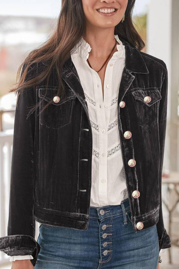 Chaqueta corta de trabajo para mujer