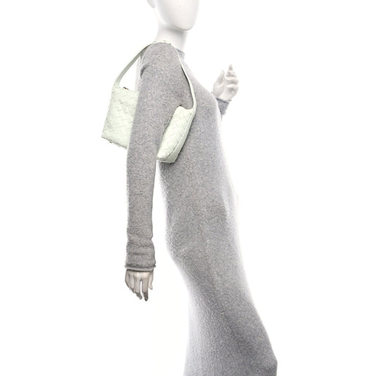 Calfskin Nappa Intrecciato Mini Wallace Glacier Muse