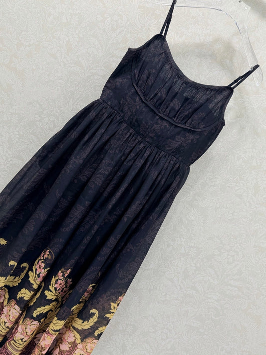 Zimmermann Polly Dress Nouveau Black Cotton 347316
