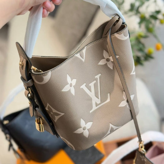 LOUIS VUITTON ALL IN BB BAG TOURTERELLE GREY 20CM M13045