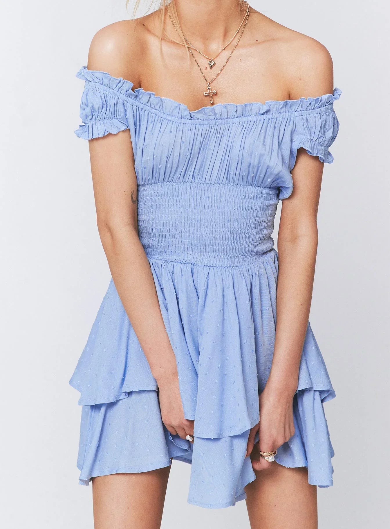 The Love Galore Romper Blue Lower Impact