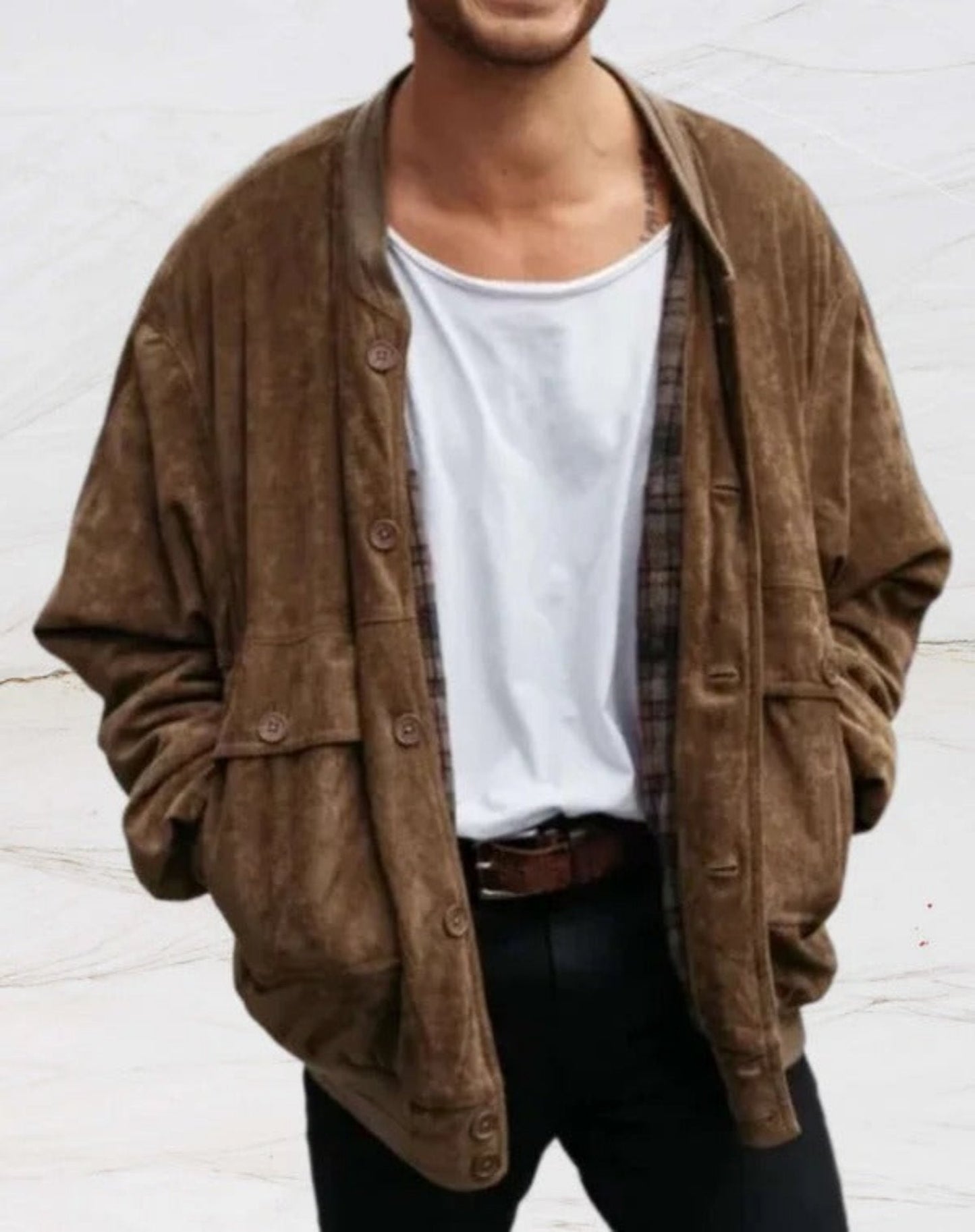 Diego - Velvet Fleece Jacket - - Ideal for Autumn/Winter