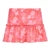 Minifalda de corte A para mujer, estilo años 90, cintura alta, estampado floral, ribete de volantes, por encima de la rodilla, estilo Y2K, ropa de calle