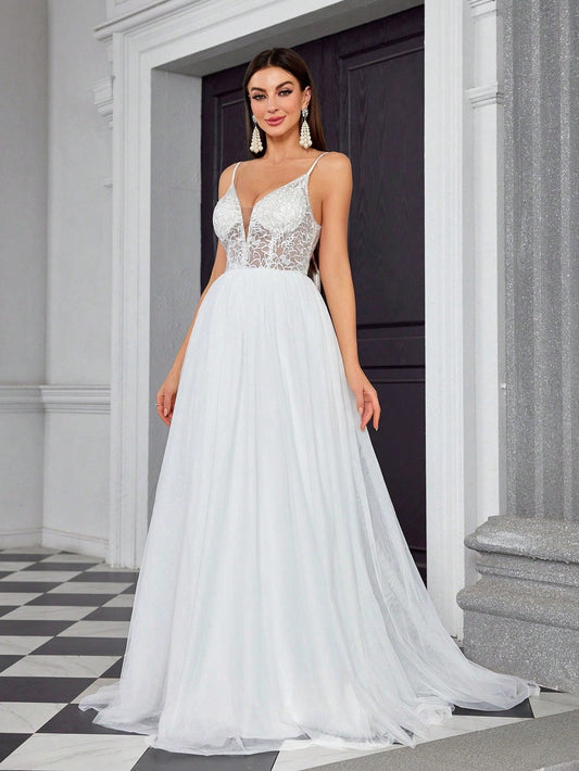Vestido de novia ligero con top de tubo y tirantes, vestido sencillo para fotografía de viajes, vestido de noche para graduación