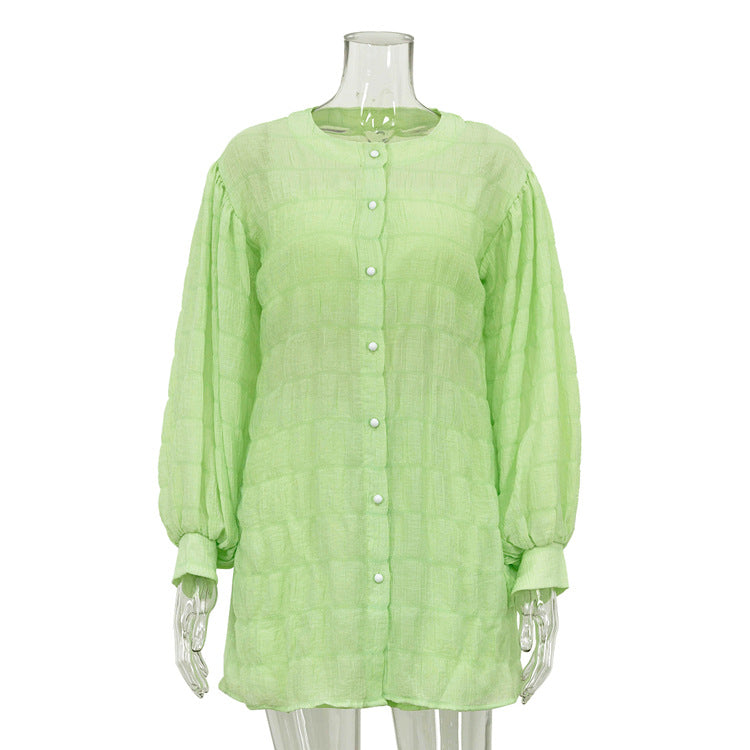 Conjunto de tres piezas formado por camiseta blanca de manga larga y pantalón corto, para mujer, verano, holgado, top de tubo y cintura alta