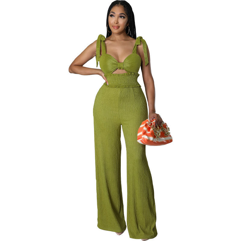 Ropa de mujer Mono Pantalones Verano Sin Mangas Mono Casual