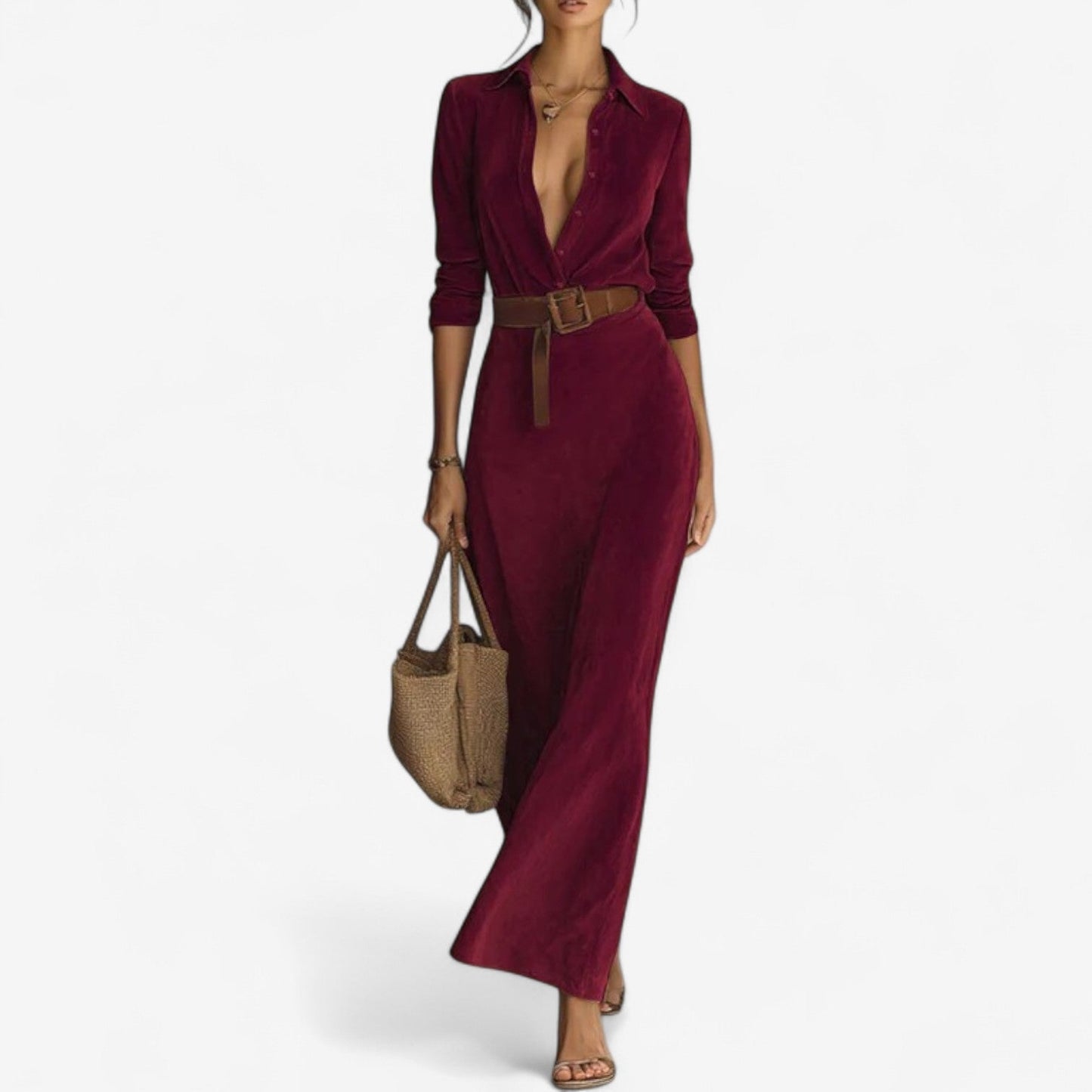 Valeria™ | Minimalist Maxi Dress