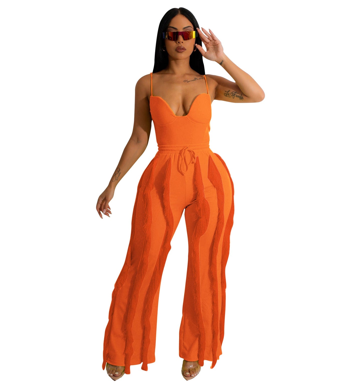 Conjunto de dos piezas formado por camiseta y pantalón corto, para verano, para mujer