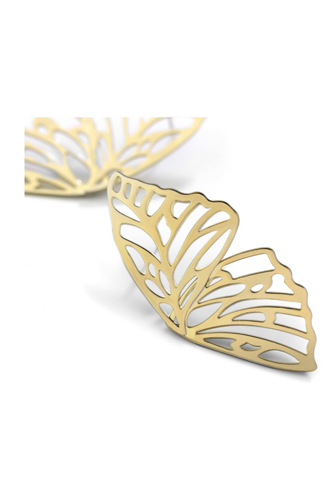 Earrings with Butterfly Wings