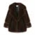 Luxury Brand Long Furry Faux Fur Coat Women Winter Brown Vintage Gradient Thick Warm Outerwear Fluffy Fur Jacket