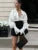 Camisas casuales transparentes de otoño para mujer, cárdigan holgado y ajustado de manga larga con solapa, ropa de calle, camisas plisadas para mujer
