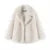Winter Exclusive Lapel Collar Long Teddy Jacket Coat Women Chic Brand Fashion Cozy Padded Faux Fur Coats Outerwear