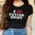 Nueva camiseta estampada, top casual de manga corta de moda, camiseta de chica electrónica sexy de verano Y2K, ropa de mujer