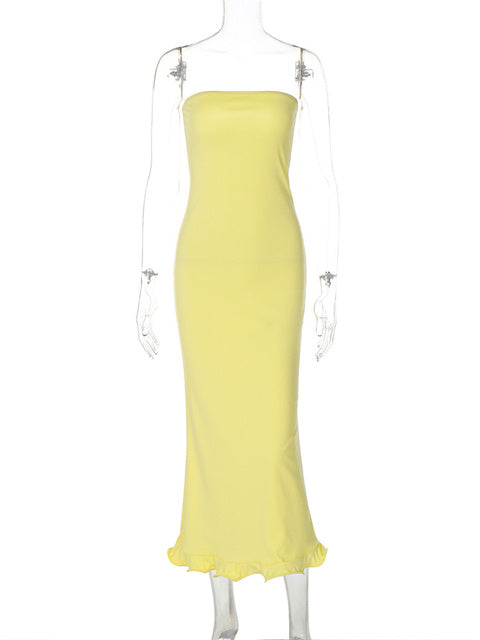 Minivestido de otoño con volantes para mujer, elegante vestido de fiesta informal de retazos de manga larga ajustado, nuevo
