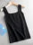 Fashion Deep Square Collar Vests Summer New Fashion Sexy Women’s Crop Tops Sling Vest Camis