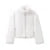 Chaqueta icónica de moda de Kendall Jenner con piel de zorro blancanieves para mujer, abrigo de piel sintética cálido y esponjoso de invierno para niñas, ropa de calle