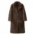 Vintage Luxury Long Faux Fox Fur Coat Women Winter Warm Fluffy Fur Jacket Female Street Furry Outerwear Overcoat