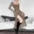 Sexy High Slit Bodycon Midi Dresses for Women Square Collar Long Sleeve Slim Evening Party Dress Club Prom Robe Y2K Vestidos New