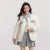 Down Jacket Women Mid-Length Waterproof Patchwork New Winter Antistatic Loose Outerwear Down Jacket