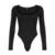 Body ajustado de manga larga de Autumn Hotsweets para mujer, mono sencillo con encaje y cuello cuadrado con lazo, ropa de moda