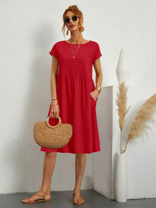 Chic Midi Dress | Great for Everyday Wear