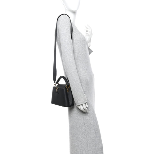 Taurillon Mini Capucines Black
