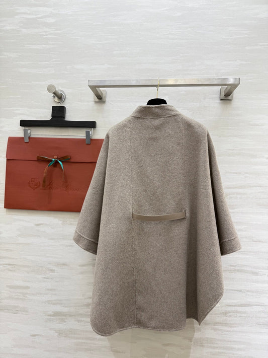LP 25 Salzburg Cape Coat Naturale Brown Cashmere 319368