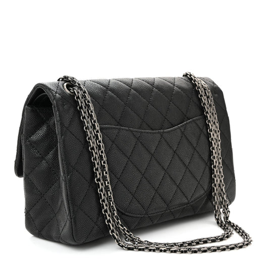 Caviar Quilted 2.55 Reissue 226 Flap Black