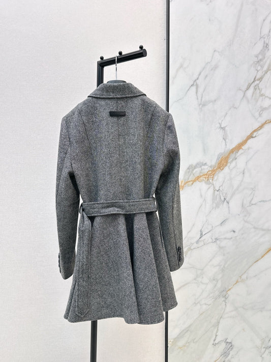 DIOR 25S DOUBLE-BREASTED COLLARED DRESS 590