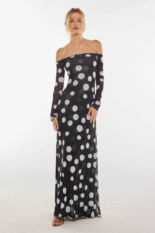 Sheveta Bardot Maxi in Vogue
