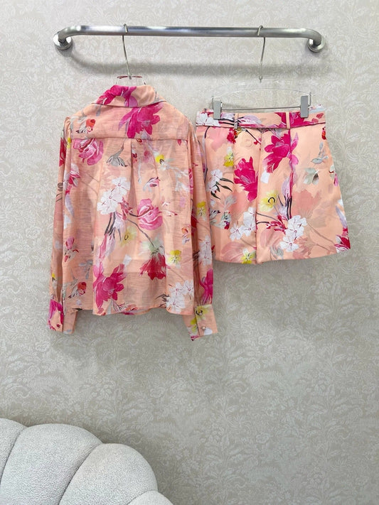 ZIMMER NEW PRINTED TOP AND SHORTS SET 269286