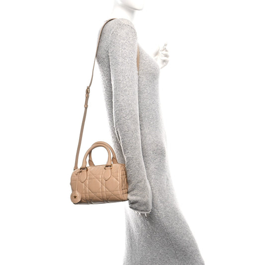 Calfskin Macrocannage Groove 20 Bag Biscuit