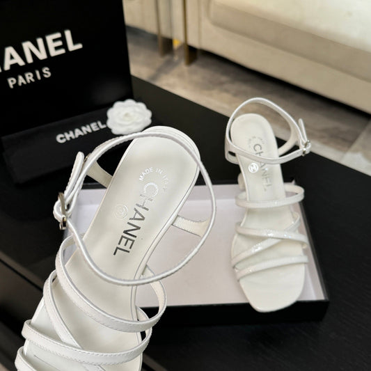 CC Cruise 25/26 Sandal 95mm White Patent Leather