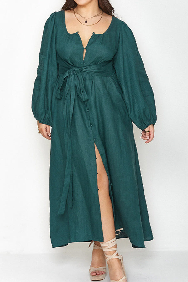 VESTIDO CRUZADO MULTIUSOS CON BOTONES DELANTEROS